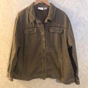 Womens Brown Jacket size 24W
